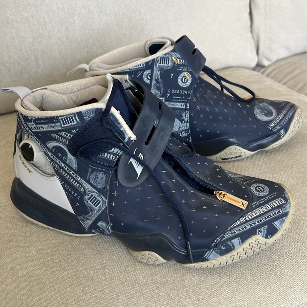 Men’s vintage Allen Iverson leather high tops